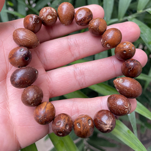 招财鼠菩提子佛珠手串手链三眼招财鼠紫金鼠佛珠手链