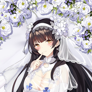 柠萌社原创少女前线qbz95式花嫁制服同人靠枕长条动漫等身抱枕套