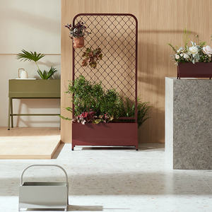 室内外立体铁艺花箱 高低多层花卉组合种植槽 屏风隔断花箱阿波菲倮