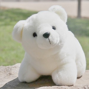 创意可爱北极熊毛绒玩具海洋馆白熊公仔玩偶迷你小号娃娃生日礼物