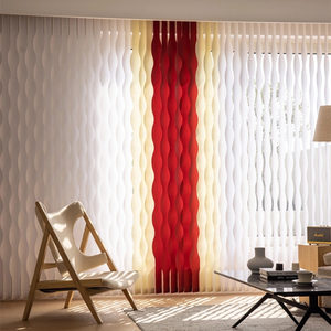 雅特丽窗饰企业店淘宝杰美帘电动智能格宁斯梦幻帘波形纹雪花瀑布帘