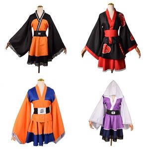 动漫服装cosplay和服火影忍者疾风传日向晓组织漩涡鸣人cos衣服装