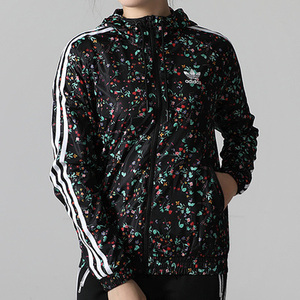 adidas/阿迪达斯 三叶草 杨幂同款女子连帽防风衣夹克外套 dp8587
