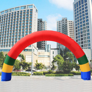 充气拱门充气彩虹门气模开业庆典拱门气球拱门充气凯旋门立柱拱门