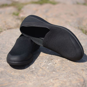 消防布鞋男女款夏季新式布鞋透气飞织防滑老北京休闲鞋单黑色布鞋