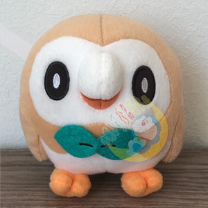 日本正版 口袋妖怪 宠物小精灵宝可梦 木木枭 毛绒公仔玩偶挂件