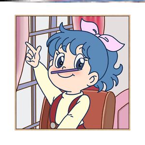 叮当猫儿童卡通diy数字油画可爱女孩木叶美琪动画手工涂色填充画