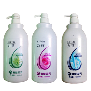 鹤壁天元力芬沐浴露1l家庭装牛奶玫瑰香型大包装正品包邮