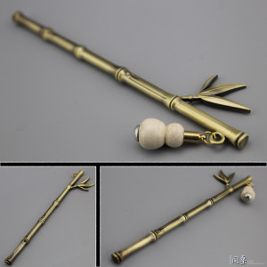 长柄清仓020模型青竹杖1/6兵人配件ob娃娃打狗棒迷你发簪刀剑拐杖