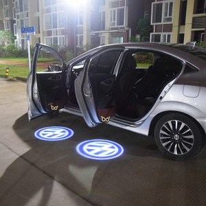 无线充电迎宾灯适用大众探岳途岳途昂 t-roc探歌装饰氛围门灯改装