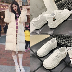 请赐我一双翅膀鞠婧祎林九歌杨超越同款冬款运动鞋女2020新款白鞋