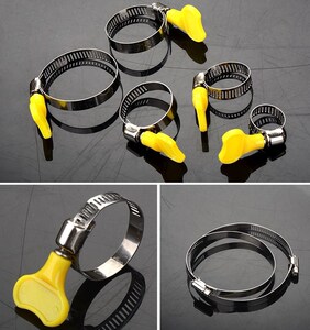 煤气管喉箍卡箍卡扣水管夹固定圈 氧气管锁扣整包扎紧不锈钢喉夹