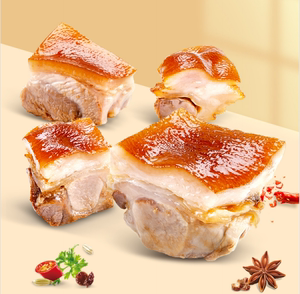 松发元卤脱骨猪蹄猪脚粒潮汕卤味零食即食熟食去骨猪手肘子小吃