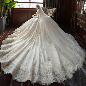 孕妇婚纱大肚子冬