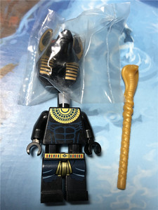 乐高lego 绝版埃及探险人仔 pha008 阿努比斯 胡狼神 出自7327