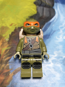 乐高忍者神龟电影版人仔 tnt040 米开朗基罗 出自79115