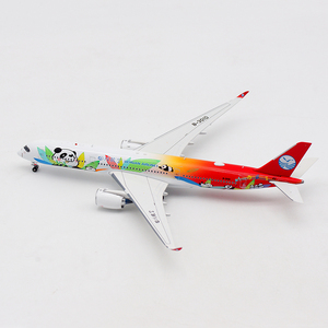 现货1:400 四川航空 a350-900 b-301d 熊猫 客机模型 av4007 合金