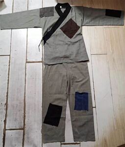 乞丐服古装演出汉服济公活佛服装乞丐搞笑舞台装破衣服裤子叫花子