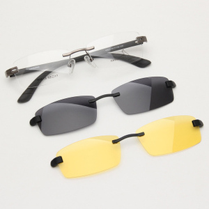 kangaroo/袋鼠k3613近视套镜 夹片偏光 眼镜架 男式眼镜框 包邮