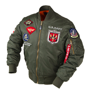 2024冬季 top gun美国飞行员夹克 usaf美军空军军迷男女情侣外套