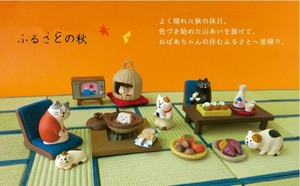 杂货可爱和风日式猫ZAKKA迷你和式场景小摆件拍照道具