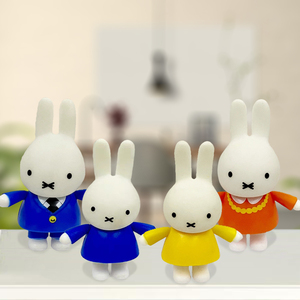 miffy米菲兔一家四口盒蛋玩具卡通公仔可爱儿童玩偶生日礼物摆件