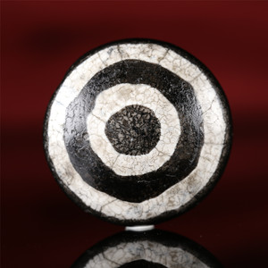 【鸿滙千年古珠】==眼中眼==精美大尺寸千年眼中眼羊眼板天珠