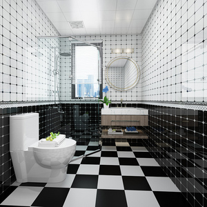 30x60卫生间瓷砖效果图图片