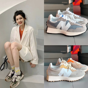 新百伦nb女鞋n字休闲运动跑步男鞋ms327张子枫同款百搭复古老爹鞋