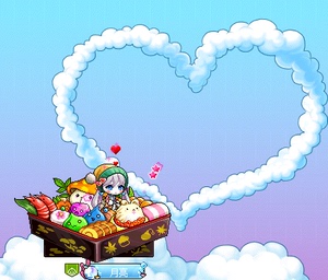 冒险岛 希拉 三区 花蘑菇和朋友们套餐椅子 有货