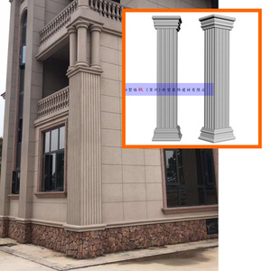 eps线条外墙轻质3d装饰包角柱 装饰柱 罗马方柱 泡沫构件厂家直销