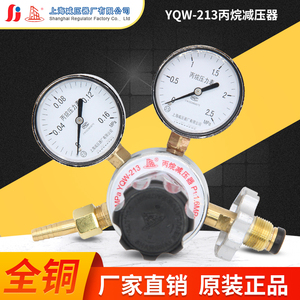 上减牌YQW-213上海减压器厂丙烷减压器调压器压力表调压阀稳压器