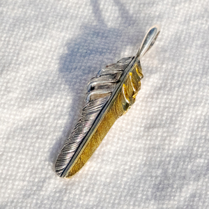 日本手工羽毛项链