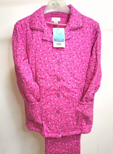 棉花堡家居服女冬季夹棉睡衣纯棉保暖套装保暖休闲柔软舒适简约