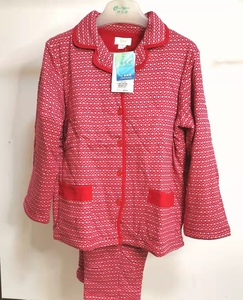 棉花堡家居服女式棉衣睡衣冬季加厚保暖套装纯棉舒适薄棉暖气版