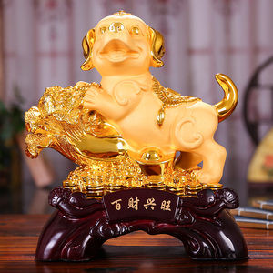 生肖旺财狗招财摆件工艺品 家居客厅酒柜装饰品 新年商务定制礼品
