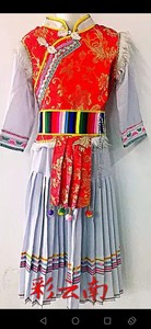 傈僳族普米族儿童六一儿童节表演演出服云南少数民族服装