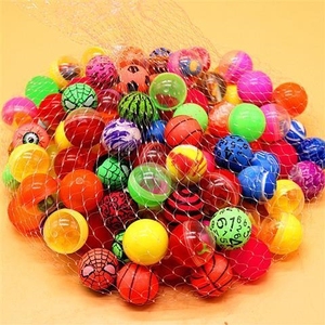 32号弹力球弹跳卡通童年回忆弹性玩具8090怀旧实心弹弹球洞洞抽奖