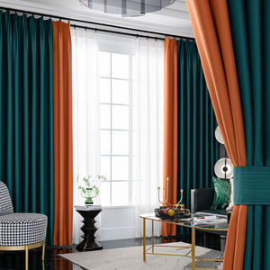 涤纶混纺窗帘客厅