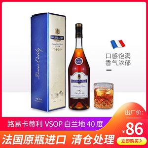 正品法国进口干邑白兰地VSOP级原装40度威士忌烈酒洋酒单瓶700ml