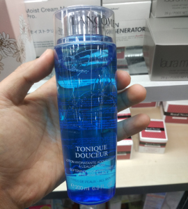 香港代购 lancome兰蔻清滢嫩肤水爽肤水(中性)td蓝水无酒精200ml
