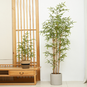 00森绿园艺有限公司淘宝仿真竹子装饰假竹子隔断挡墙仿真植物室内