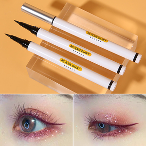 屈臣氏彩色眼线笔极细头防水持久不晕染新手初学者白色蓝旗舰店官