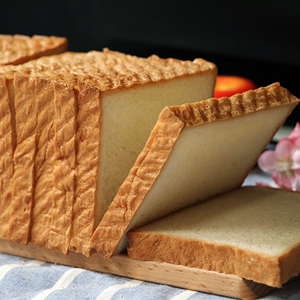 超软切片面包营养早餐面包片三明治手工吐司岩烧商用做早点烧烤店