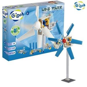 智高GIGO科学绿色能源系列风力发电组实验科技DIY拼装益智玩具