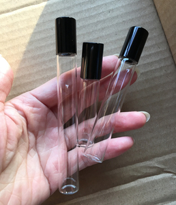 高档高度透明玻璃滚珠瓶5 8 10ml走珠香水精油