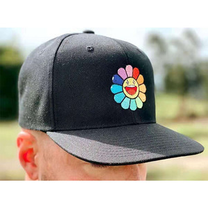 联名太阳花 平檐帽子 刺绣棒球帽 村上隆 jbalvin takashi