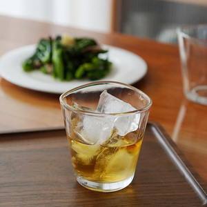 然而家 Drity咖啡杯不规则玻璃杯OCEAN耐热甜品冰美式威士忌酒杯