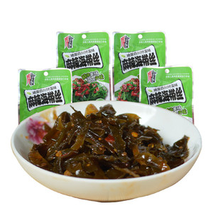 虎将海带丝22g小零食麻辣海带丝开袋即食整箱包装香辣咸菜凉拌