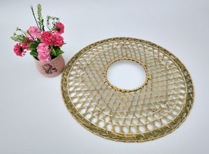 客家凉帽 镂空斗笠 大侠帽 竹编幕篱 舞蹈用具 灯罩 装饰道具